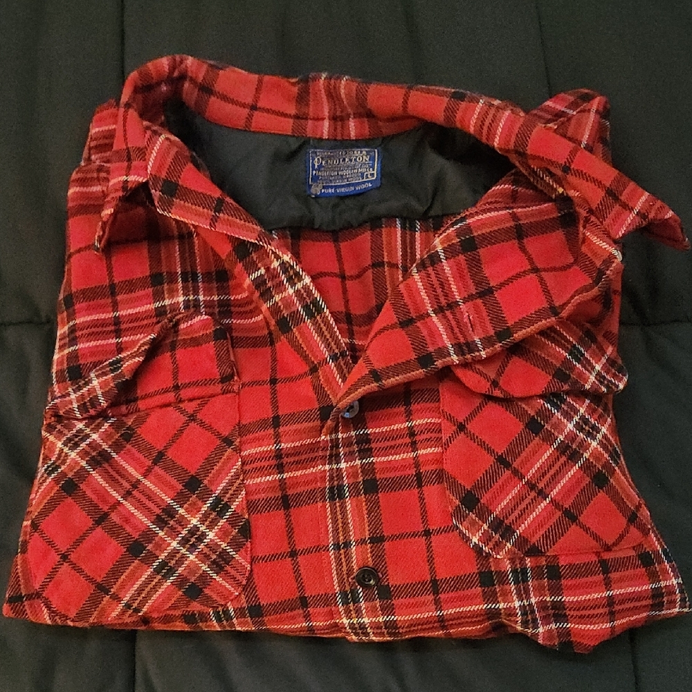 Polo Ralph Lauren Red Plaid Shirt Jacket